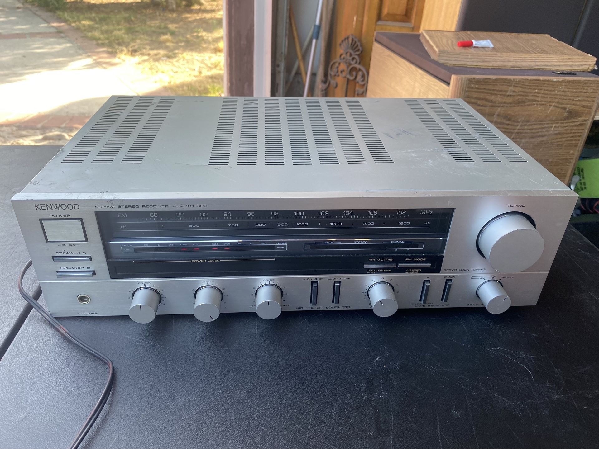 Vintage Receiver Stereo Receiver Kenwood Vintage Receiver KR-920 MAKE AN OFFER!