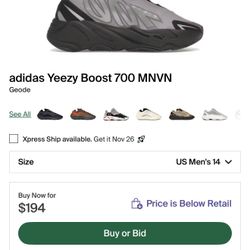 Yeezy 700 Geode Size 14