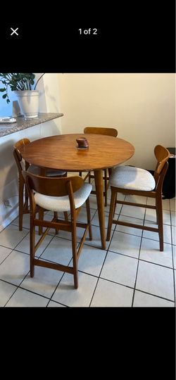 Counter height dining table