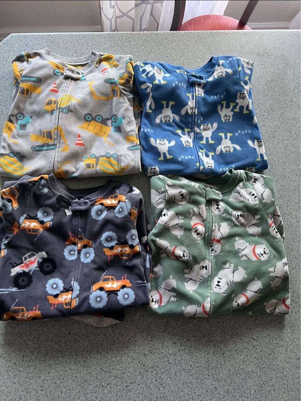 Boys Fleece PJs size 5t