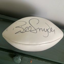 Bill snyder signed football