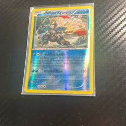 White Kyurem Pokemon Card Holo 