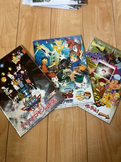 Digital Monster movie pamphlet 2000-2002 Promo One piece Japanese Set Of 3