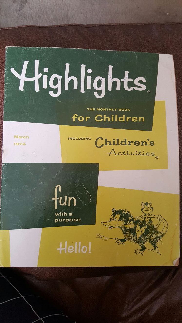 Vintage Highlights Magazine March 1974 (Volume 29, Issue Number 3)