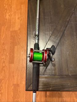 Abu Garcia 6000 series reel on a 7’6 MH Abu Garcia Vengeance Rod