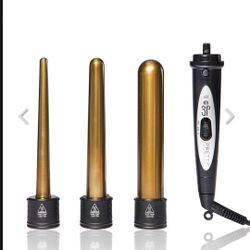 Professional Curling Wand W/ Interchangeable Barrels