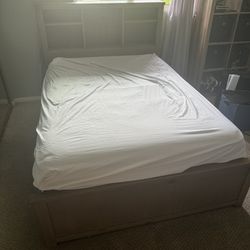 Full Size Bed frame W/ headboard and drawers