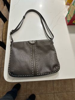 Brighton  cross body bag pewter color