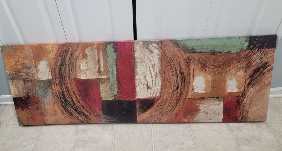 beautiful 69 × 19.5 inch canvas wall art. (MUST SELL TODAY)