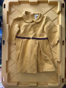 Janie And Jack yellow Dress 2T