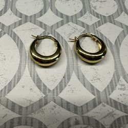 Sterling Silver Huggie Earrings