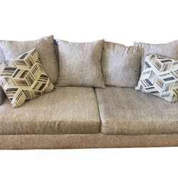 Very Nice Clean White Sofa and Loveseat 