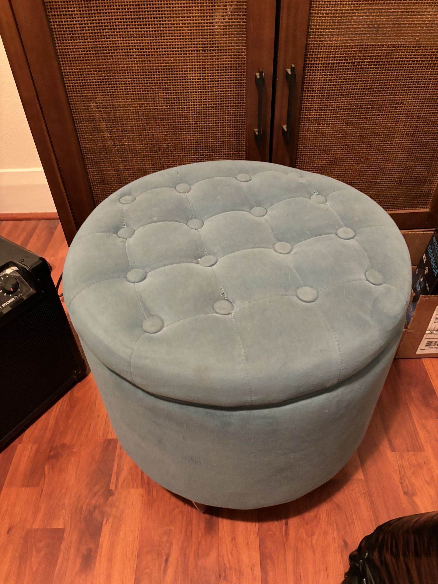 Blue Ottoman