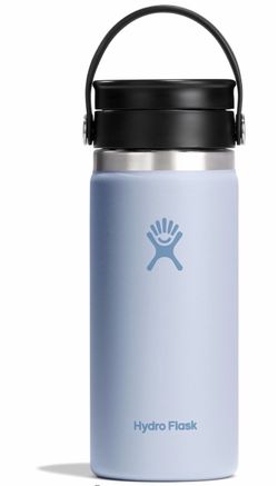 Hydro Flask Flex Sip Coffee Tumbler – Insulated Stainless Steel, Non Spill, Leak Proof Travel Coffee Cup 16 Oz Surf Blue