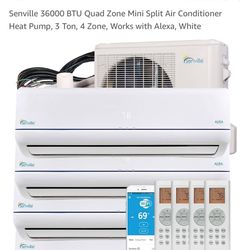 Mini split Air Conditioner Set Of 4 Units