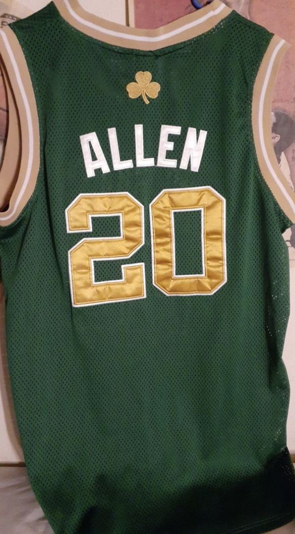 Boston Celtics Ray Allen Basketball Jersey Mens XL