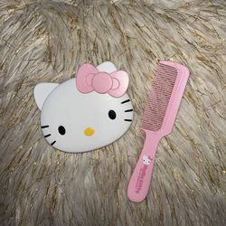 hello kitty mirror with comb $5