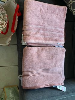 Peach towels
