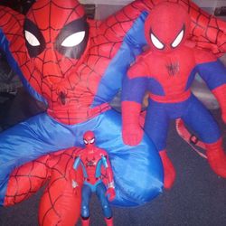 spiderman toy lot
