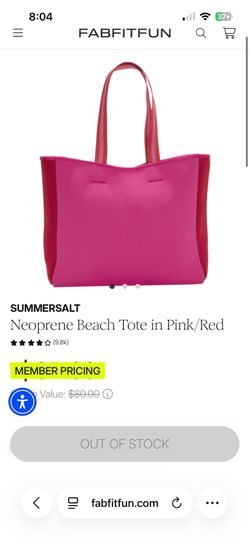 Summer salt beach bag