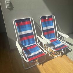 Rio beach kids folding chairs set of two