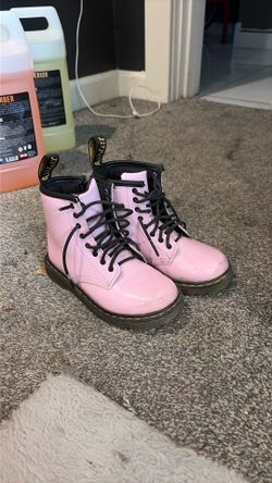 Pink kid doc martins