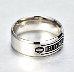 really Awesome Mens HD Biker wedding band Ring polished Stainless Steel big man ring sizes ,9, or 12 Makes a great gift 🎁.