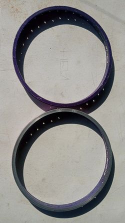 Purple 💜 20" BMX freestyle wheels