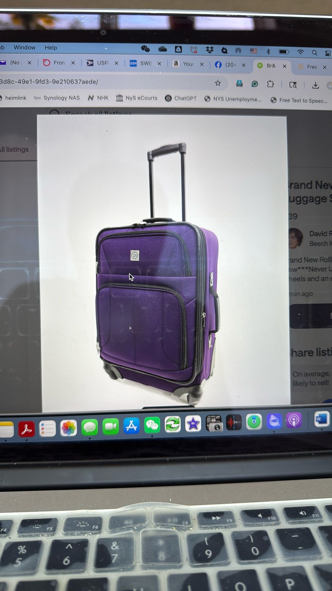 Brand New Rolling Luggage Suitcase