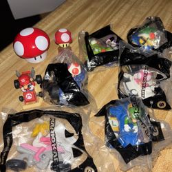 Super Mario Happy Meal Toys Lot