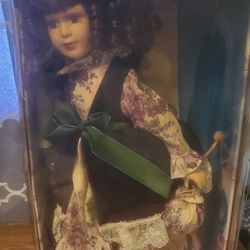 Glass Doll In Box