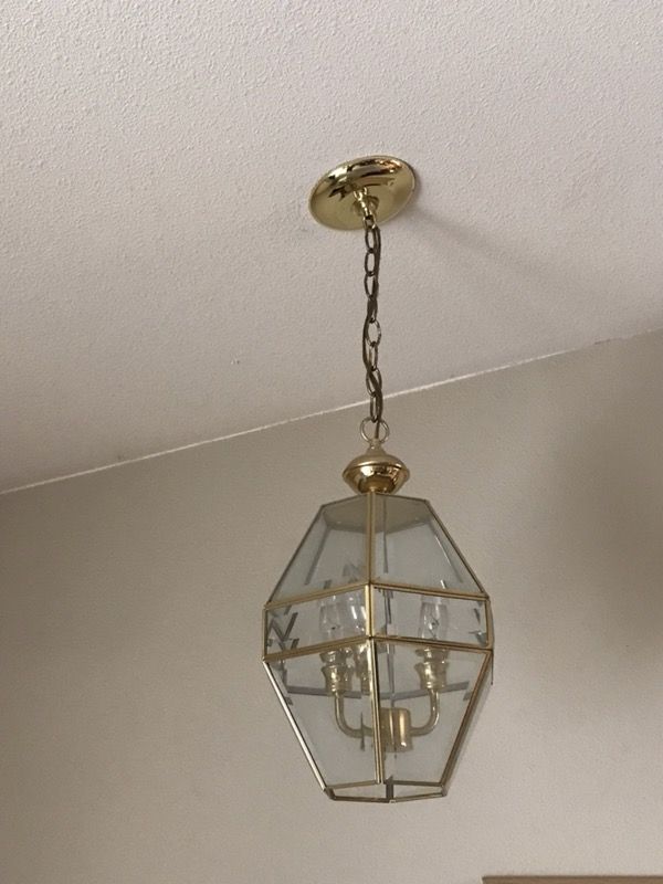 Beautiful Hanging ceiling Brass light fixture