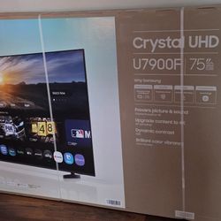 SAMSUNG Crystal UHD 75" 4k Smart TV