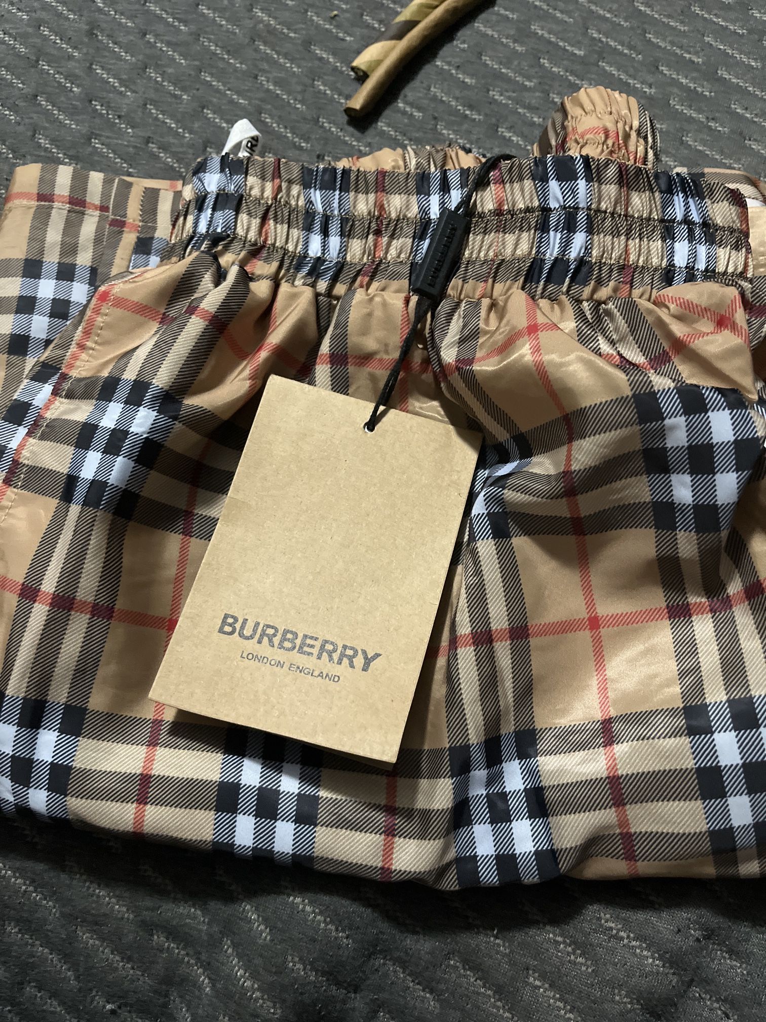 Flannel Burberry Shorts