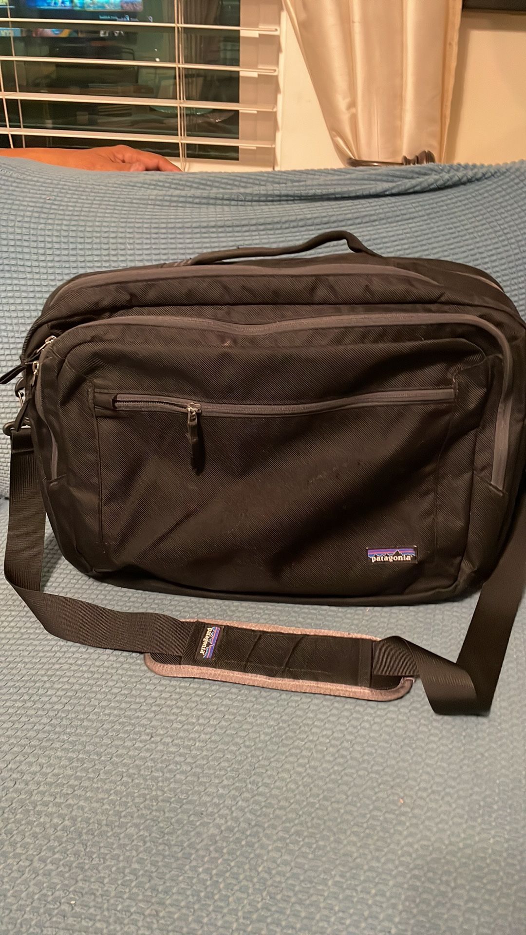 Patagonia Black Messenger Bag