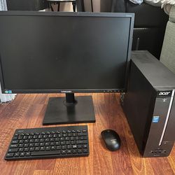 PC and monitor 