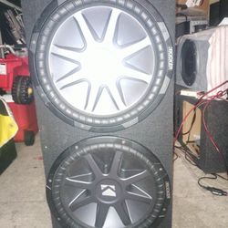 Subs And Amps All Sizes 15s 10s 12s 6.5s 8s Bass Amps And Mids And Highs And Installation As Well Prices Very