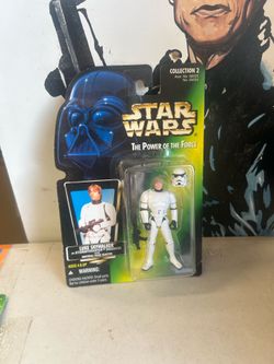 Star Wars Power of the Force Luke Skywalker in Storm trooper disguise