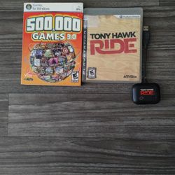 Tony Hawk PS3 Game And 500,00 Games Computer 