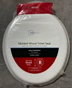 Wood Toilet Seat, Bathroom Accessories Set