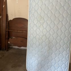 Twin Mattress, Boxspring And Headboard/frame