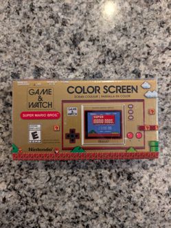 Nintendo Game & Watch Super Mario Bros Handheld Console New Sealed