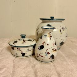 Set of Vintage Mississippi Mud Pottery 
