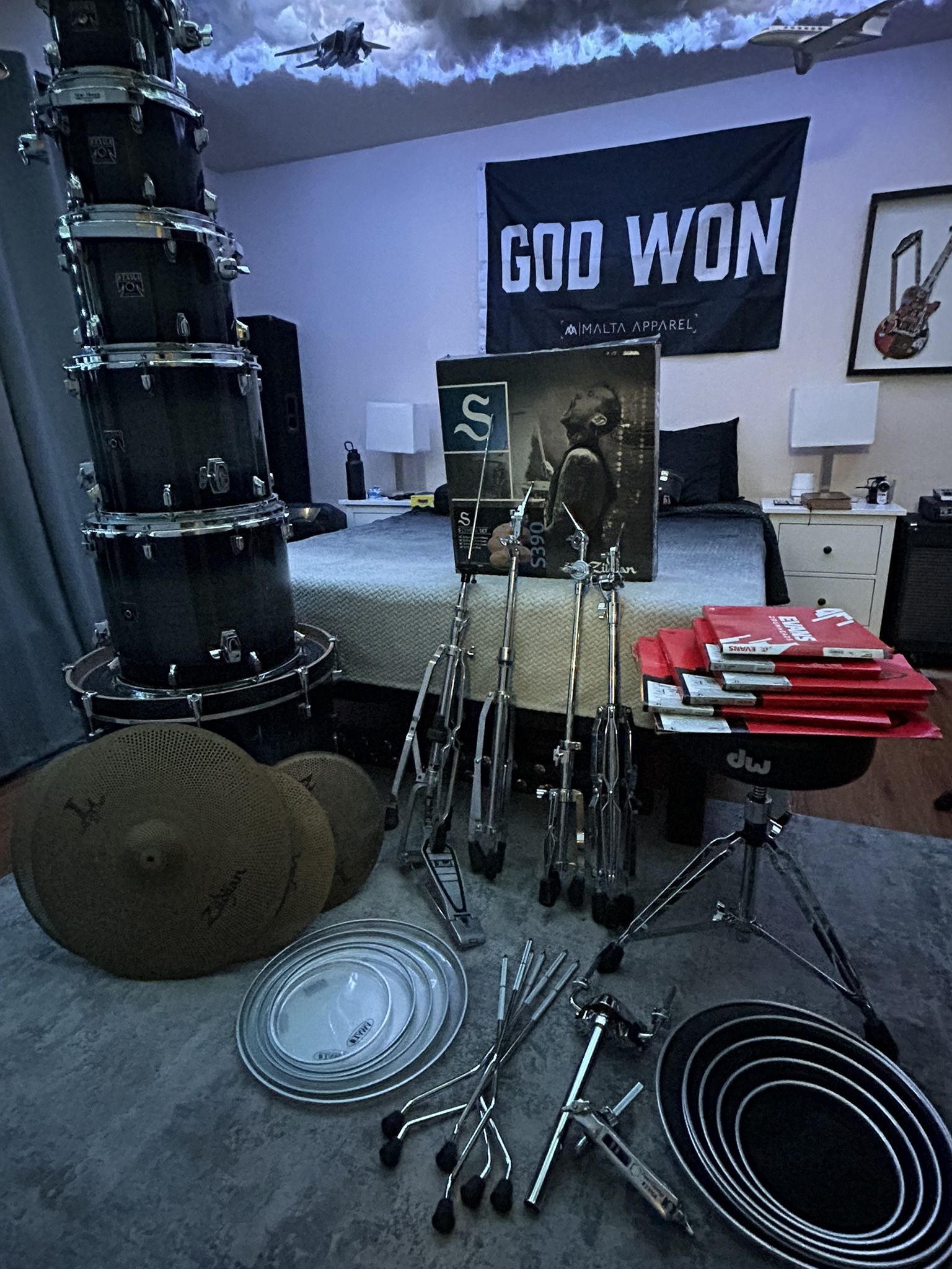 Tama Drum Set W/ Extras