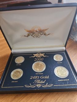 Coin gold plated