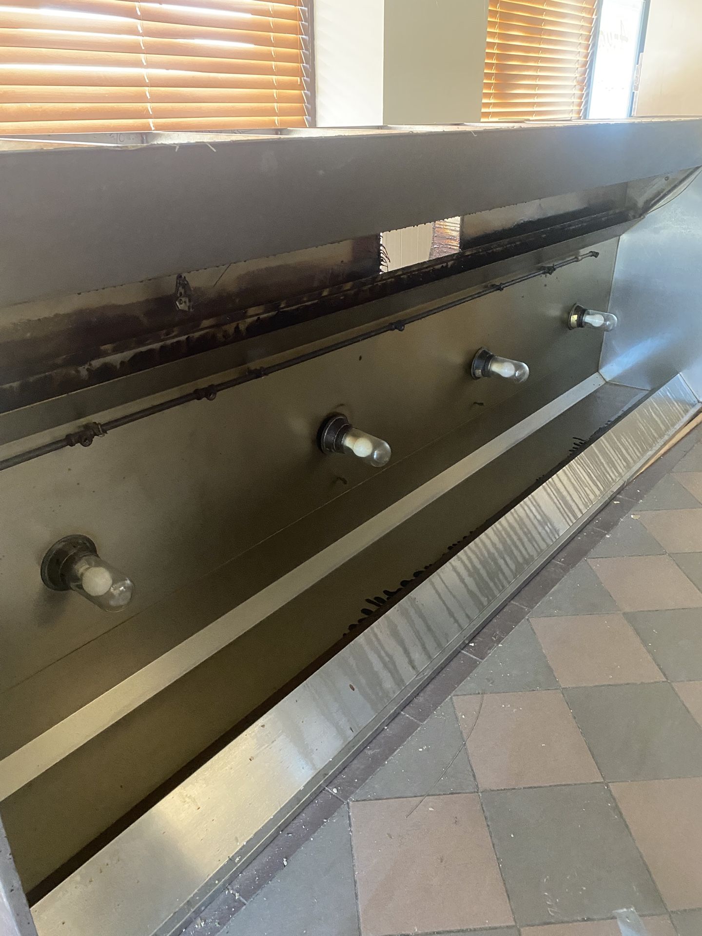12’ commercial exhaust hood