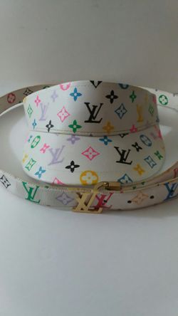 VINTAGE Louis Vuitton sun Visor Hat and belt for Sale in Tallahassee, FL -  OfferUp