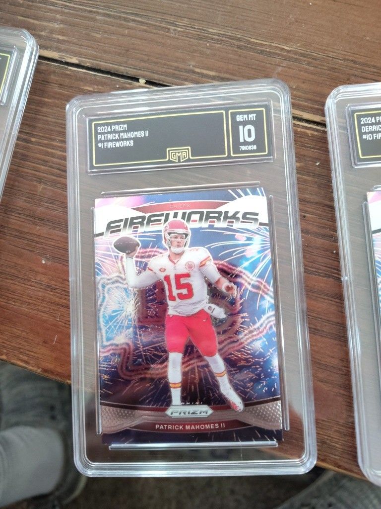 Patrick Mahomes Gem Mt 10 Firworks