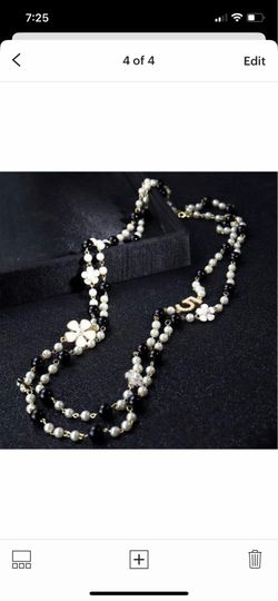 Two designer long necklaces