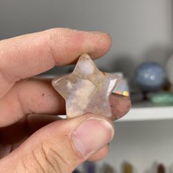 Flower Agate Star Healing Crystal